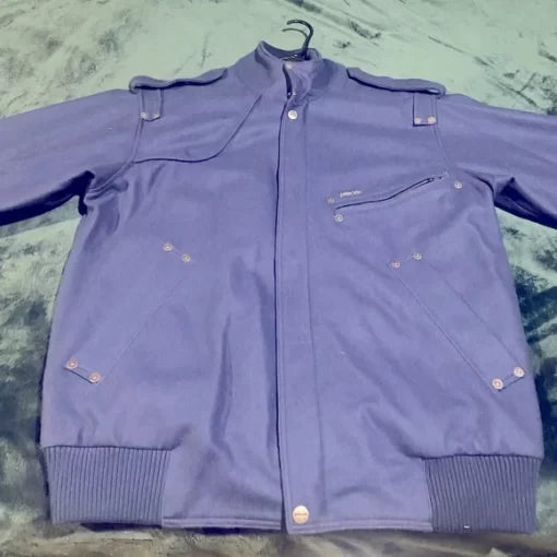 Classic Pelle Pelle Purple Leather Jacket image 0