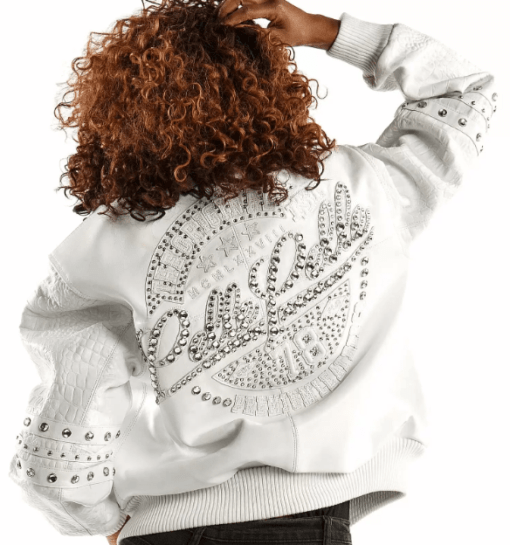 Pelle Pelle Women White Leather Jacket image 0