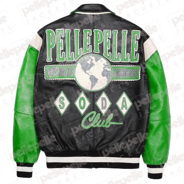 World Famous Soda Club Green Plush Jacket image 1