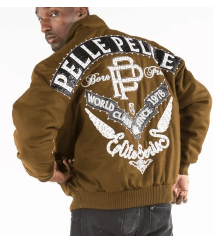 Pelle Pelle Mens Elite Series Brown Jacket image 1