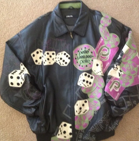Vintage Pelle Pelle Womens Black Leather Jacket image 0