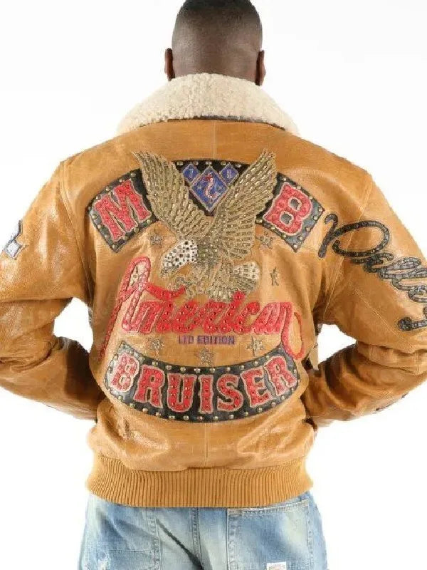 Pelle Pelle American Bruiser Mustard Jacket image 1