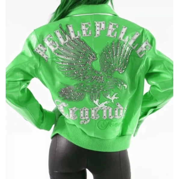 Pelle Pelle Green Legends Forever Eagle Jacket image 0