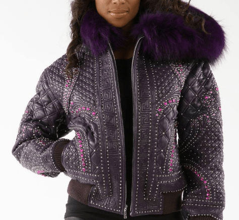 Pelle Pelle Women’s Studded Leather Jacket image 0