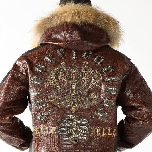 Mens Pelle Pelle Wool Forever Fearless Brown Jacket image 0