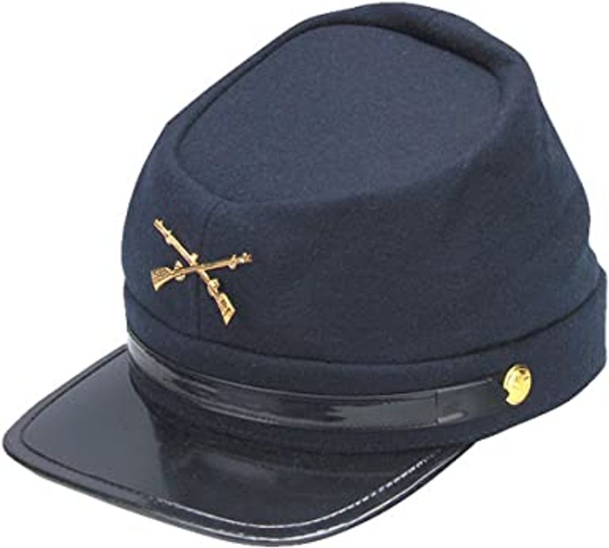 Pelle Pelle Military Civil War Confederate Navy Blue Hat image 0
