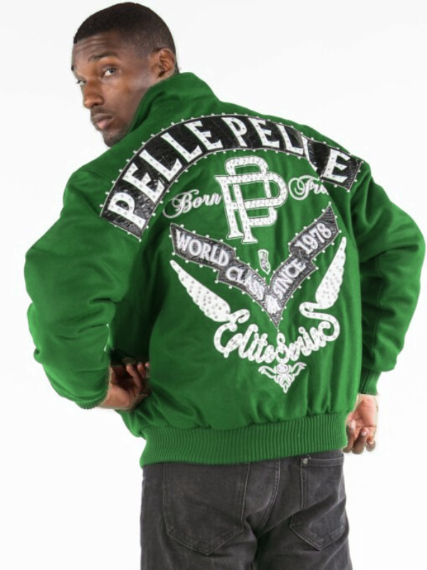 Pelle Pelle Mens Elite Series Green Jacket image 1