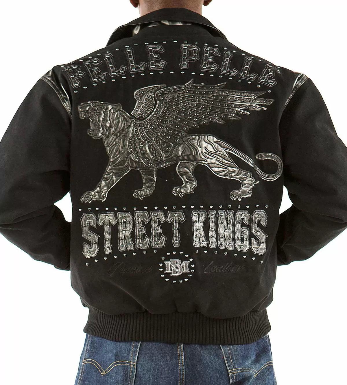 Pelle Pelle Mens Street Kings Black Wool Jacket image 1