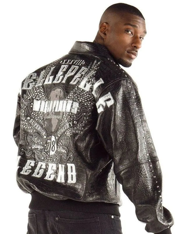 Pelle Pelle Mens World Famous Legend Series Black Jacket image 0