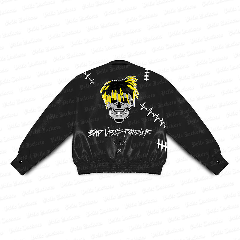 Juice WRLD Legends Never Die Black Varsity Jacket image 1