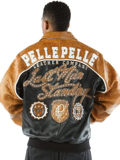 Pelle Pelle Mens Last Man Standing Brown Jacket image 0