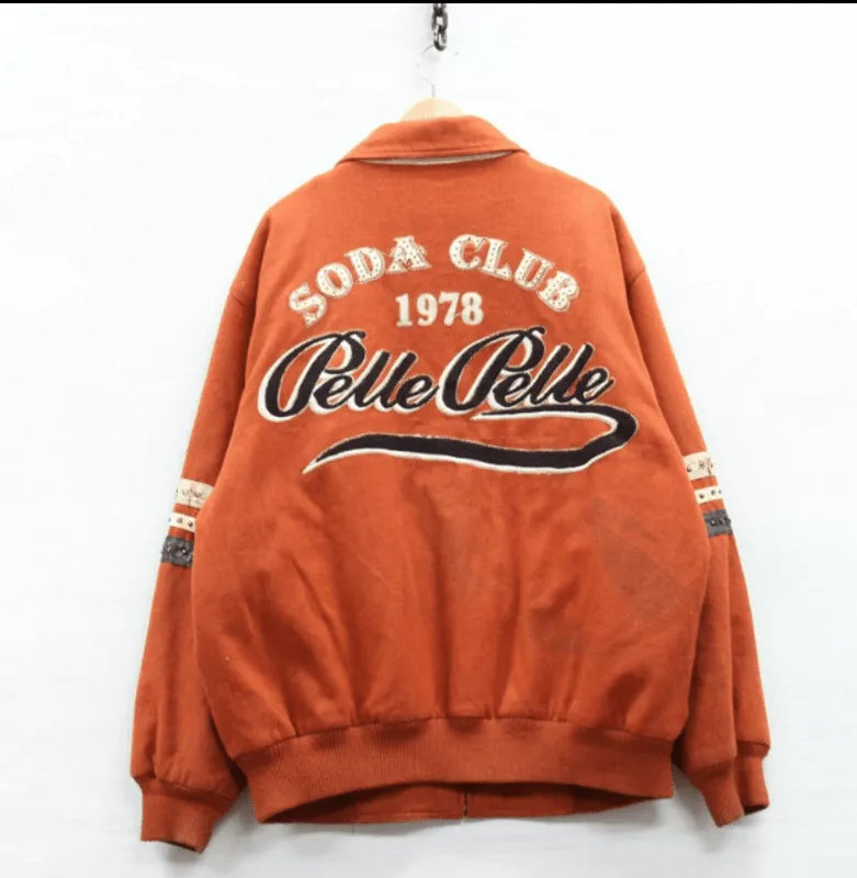 Vintage Pelle Pelle Soda Club Wool Bomber Jacket image 1