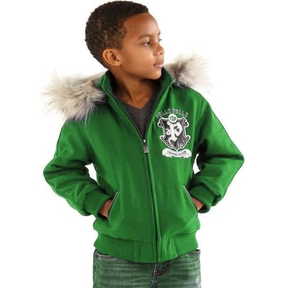 Pelle Pelle Kids Back to School Green Jacket image 0
