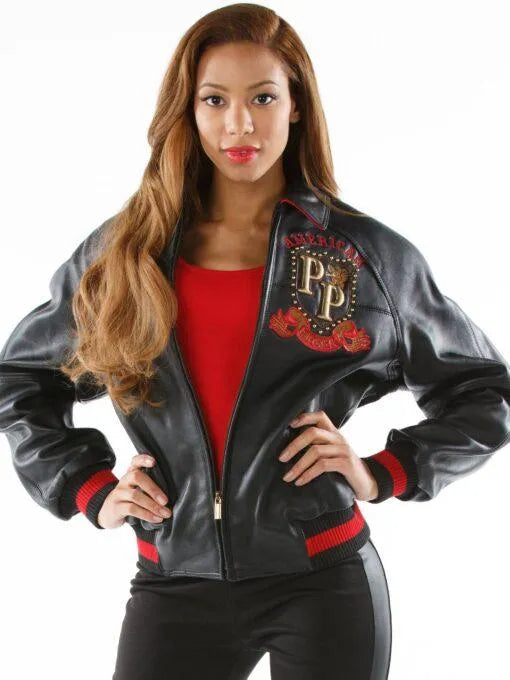 Ladies Pelle Pelle American Rebel Black Jacket image 1