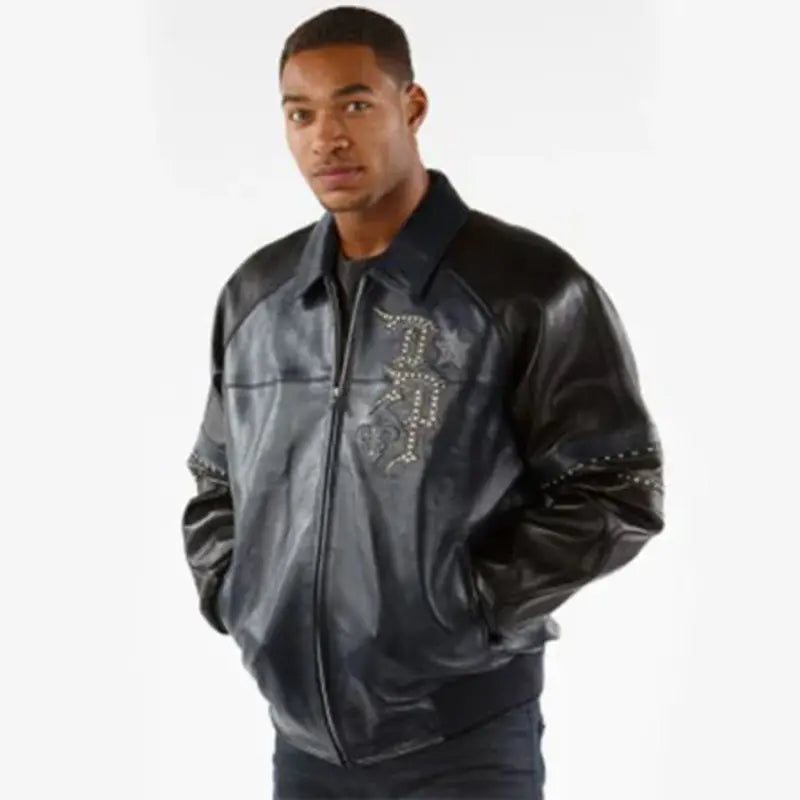 Pelle Pelle Highest Caliber Blue Leather Jacket image 1