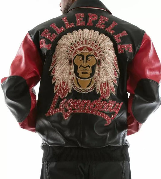 Men Pelle Pelle Legendary Indian Chief Jacket image 0