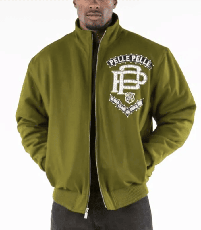 Pelle Pelle Mens Elite Series Olive Jacket image 0
