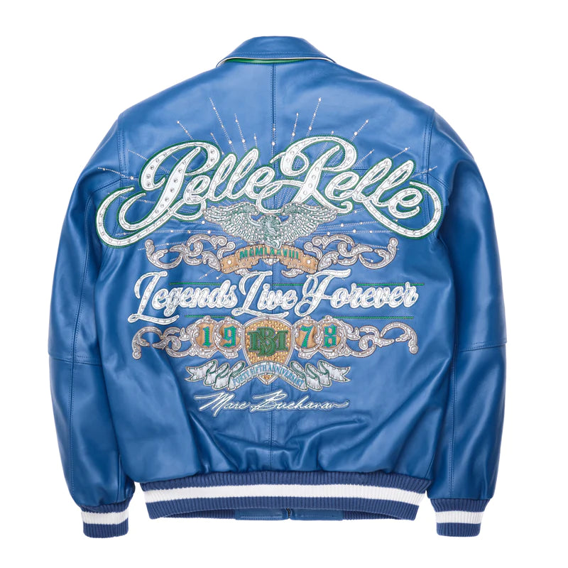 Pelle Pelle Legends Live Forever Blue Jacket image 1