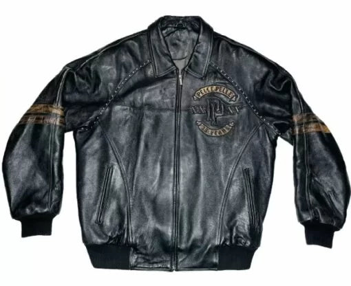 Pelle Pelle Vintage Studded Tiger Leather Jacket image 0