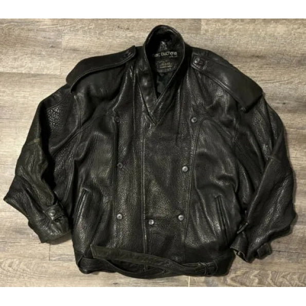 Pelle Pelle Baggy Black Leather Marc Buchanan Jacket image 0