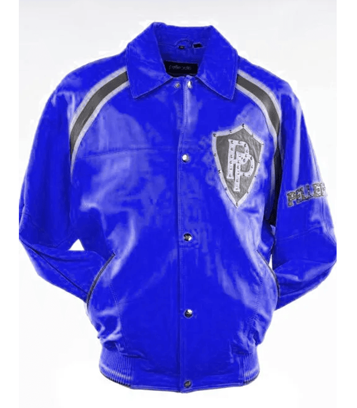 Pelle Pelle Bright Blue Varsity Jacket image 0