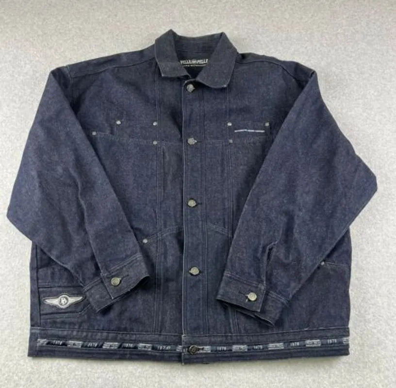 Pelle Pelle Vintage Mens Marc Buchanan Denim Jacket image 0