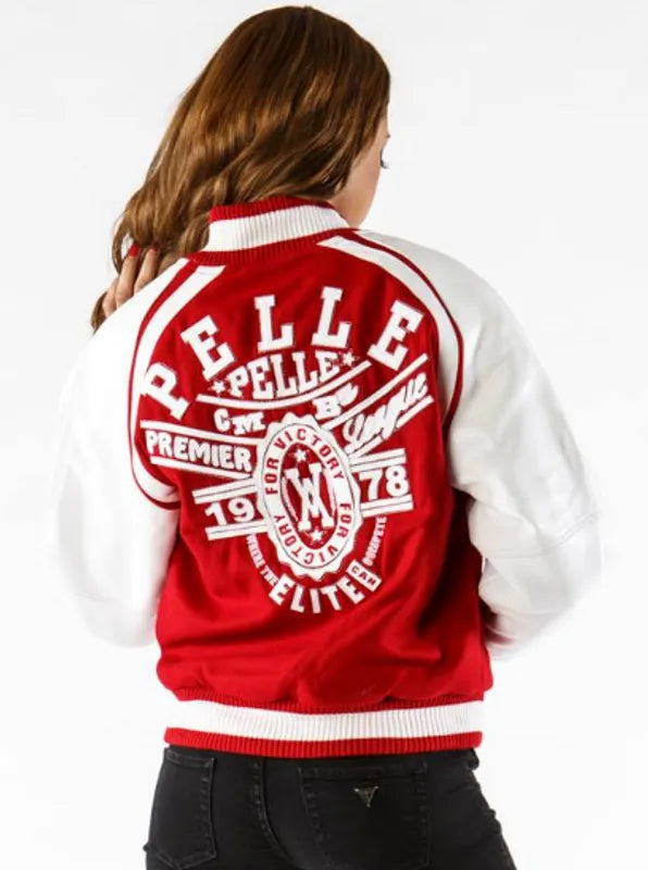Pelle Pelle Womens Premier League Red Wool Jacket image 1
