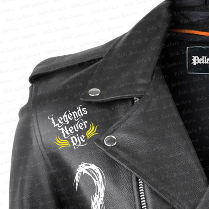 XXXtentacion Legends Never Die Black Leather Jacket image 3