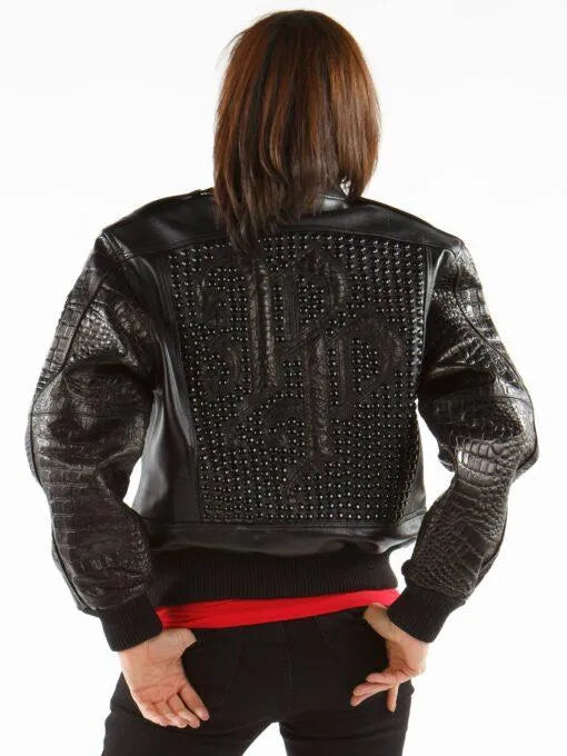 Ladies Pelle Pelle MB Bomber Black Leather Jacket image 0