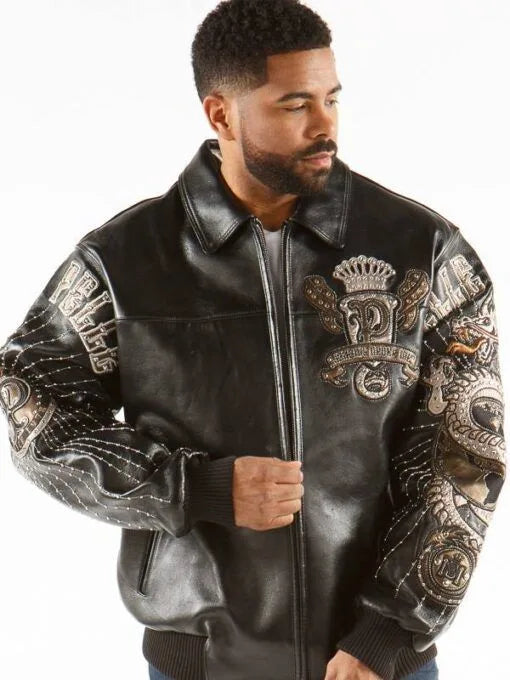 Pelle Pelle Independent Society Black Leather Jacket image 0