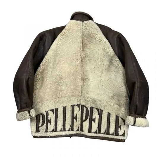 Marc Buchanan Pelle Pelle Vintage Sherpa Leather Jacket image 0