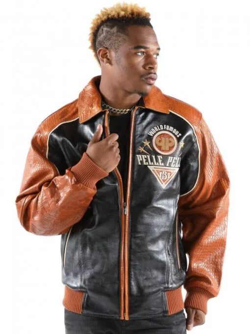 Pelle Pelle World Famous Brown Jacket image 0