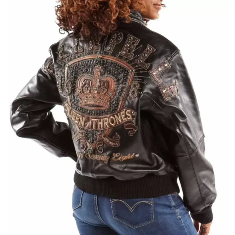 Pelle Pelle Black Queen Of Thrones Jacket image 0
