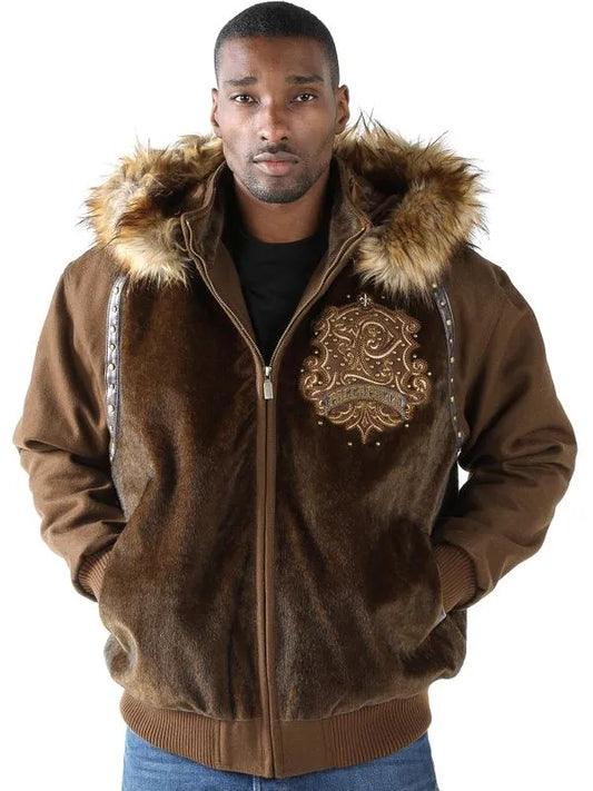Vintage Pelle Pelle MB Brown Wool Jacket image 0