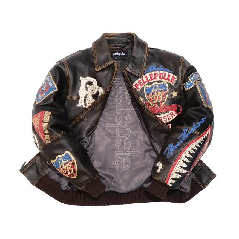 Pelle Pelle brown American Bruiser Jacket image 2