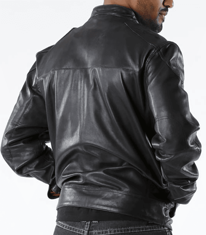 Pelle Pelle Mosaic Black Burnish Jacket image 1