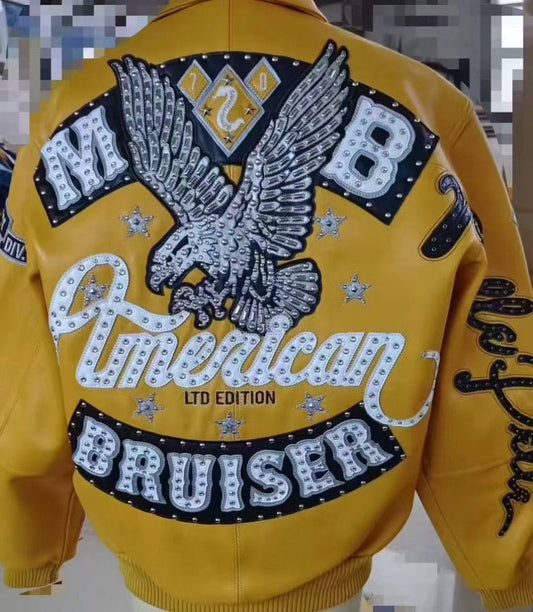 Pelle Pelle Yellow American Bruiser Jacket image 0