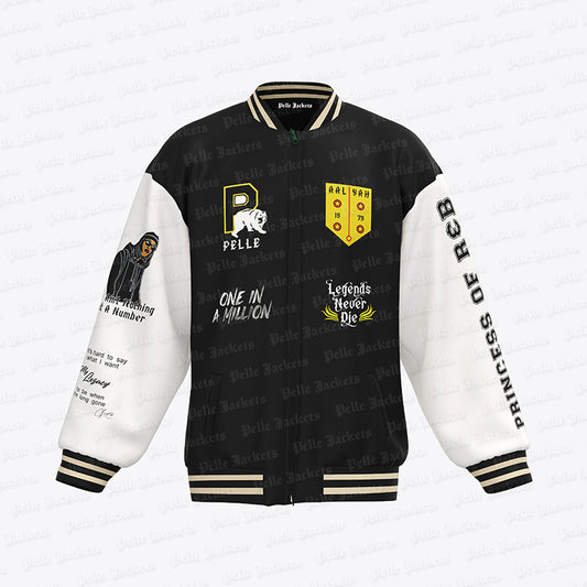 Aaliyah Legends Never Die White Varsity Jacket image 0