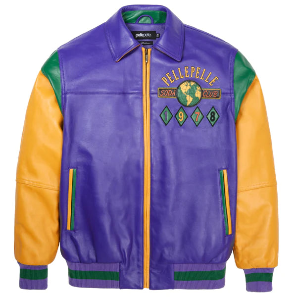 Men Pelle Pelle World Famous Soda Club Plush Jacket image 0