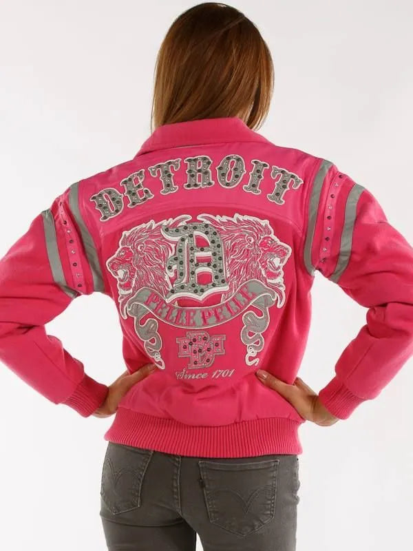 Pelle Pelle Womens Pink Detroit 1978 Jacket image 0