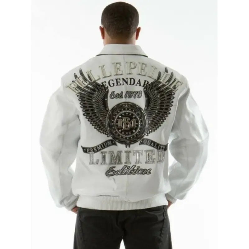 Pelle Pelle Legendary White Leather Jacket image 0