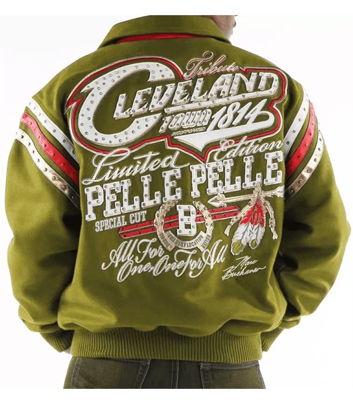 Pelle Pelle Olive Cleveland Tribute Special Cut Jacket image 1