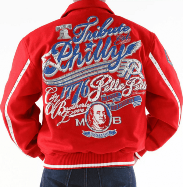 Pelle Pelle Red Philly Tribute Special Cut Wool Jacket image 1