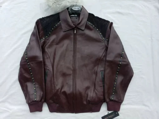 Pelle Pelle Mens Dark Winged Leather Jacket image 0