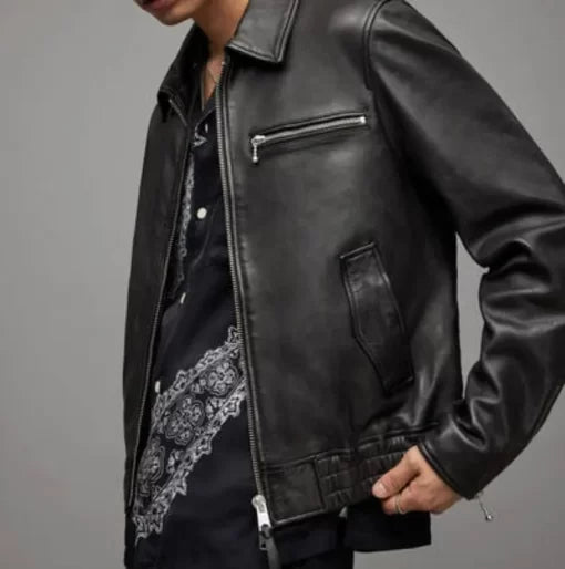 Pelle Pelle Gino Black Leather Jacket image 1