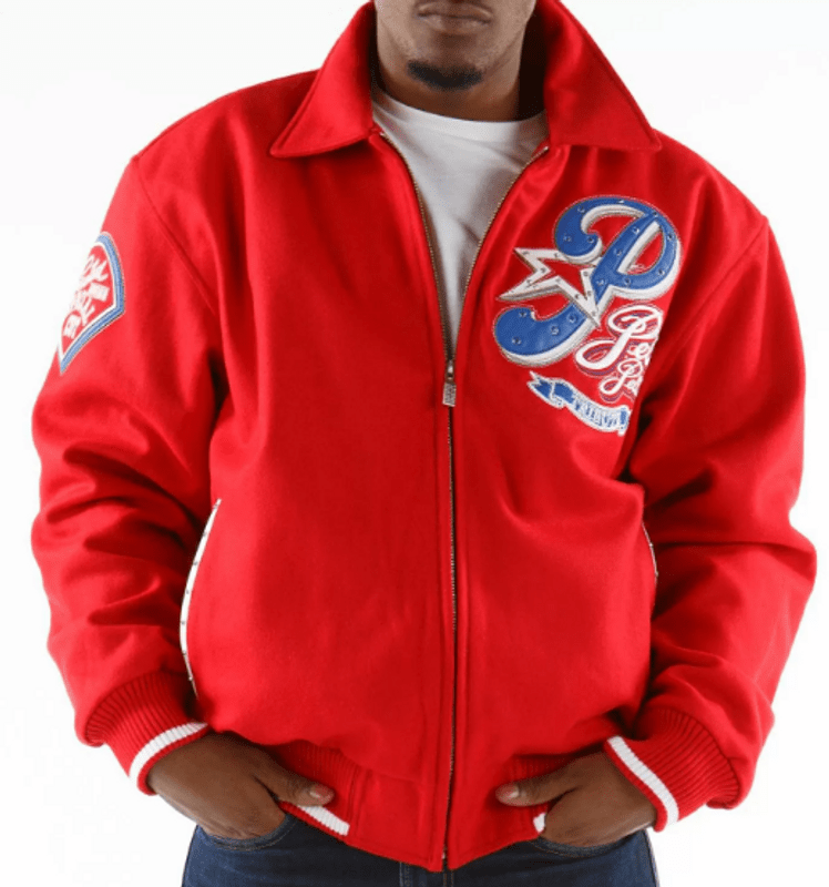 Pelle Pelle Red Philly Tribute Special Cut Wool Jacket image 0