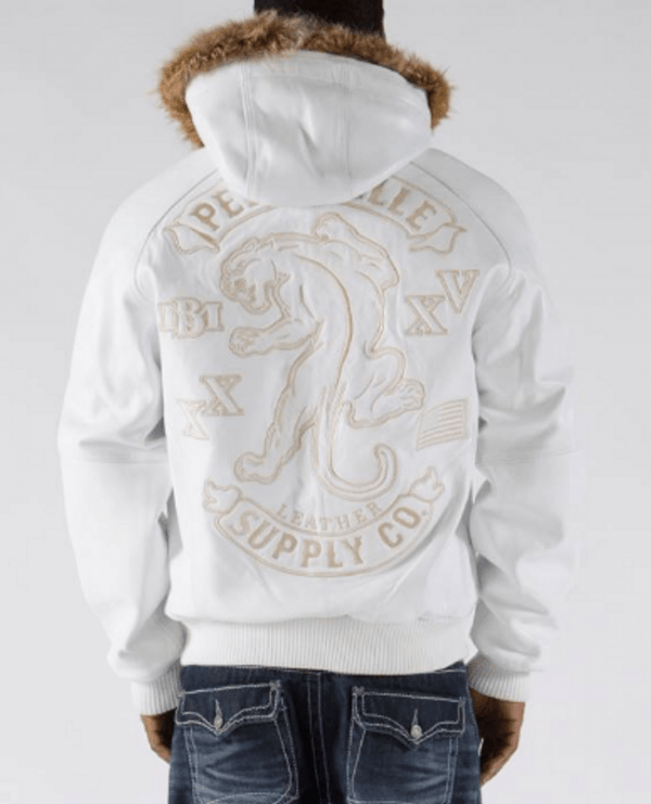 Pelle Pelle Supply.co White Leather Jacket image 1