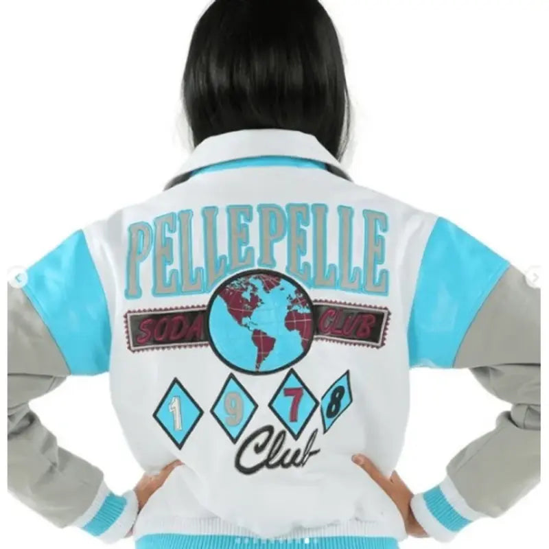 Pelle Pelle Women Soda Club Leather Varsity Jacket image 0