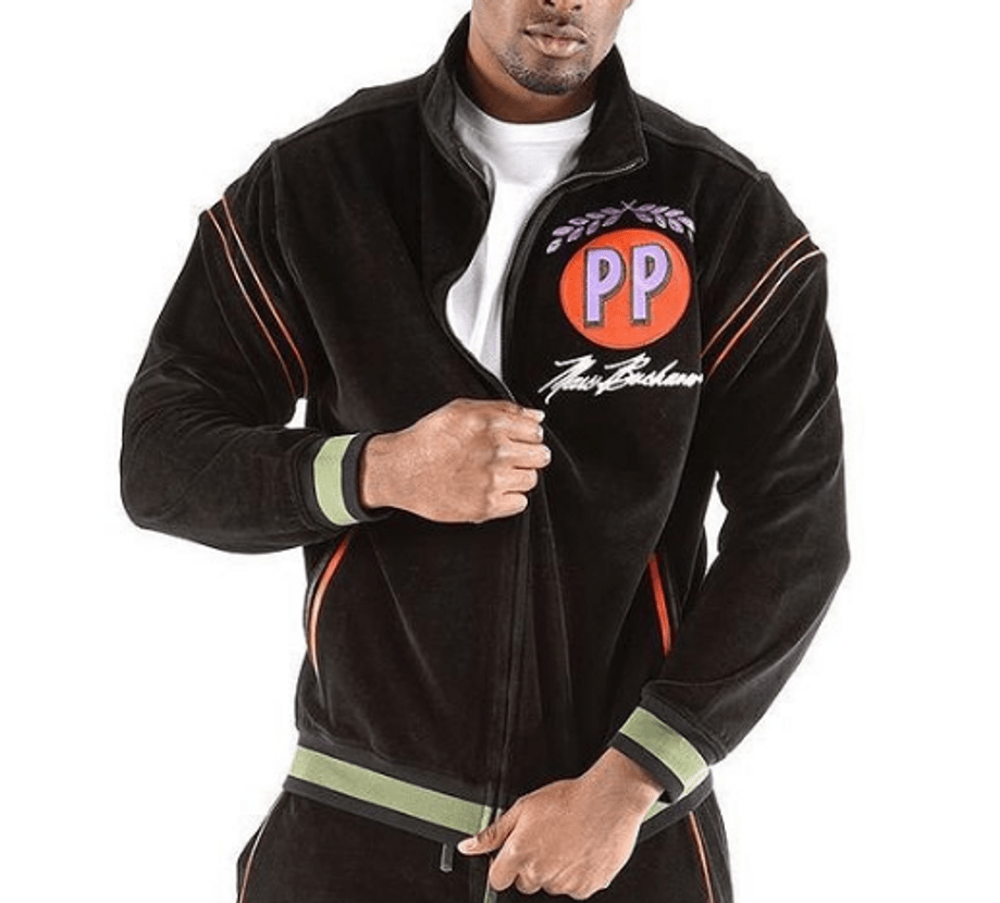 Pelle Pelle Throwback Velour Warmup Jacket image 0