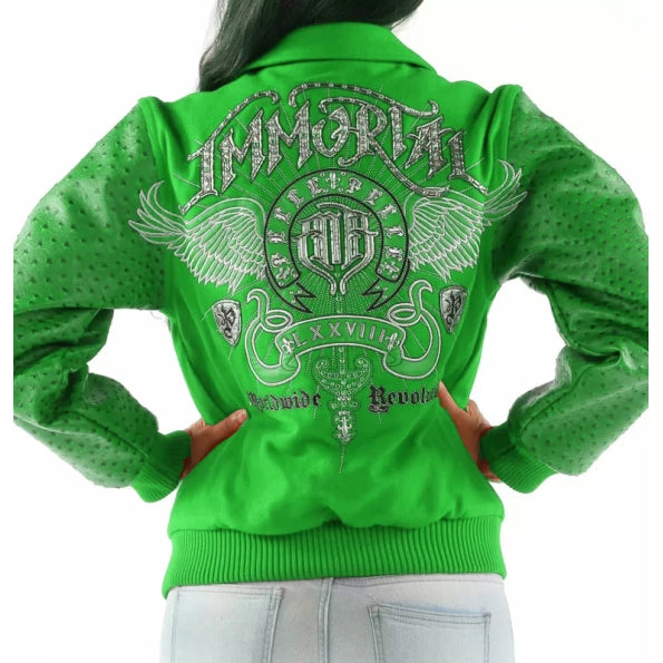 Pelle Pelle Ladies Green Immortal Worldwide Revolution Jacket image 1